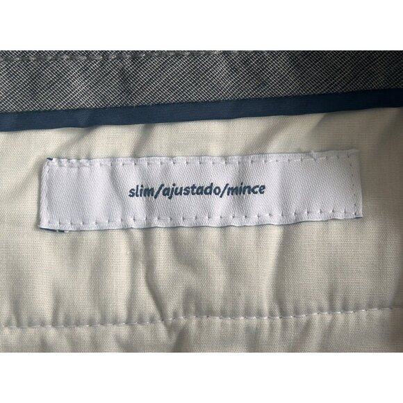 Amazon Essentials Slim-Fit 9" Stretch Chino Short 100% Cotton Light Grey 34W - Picture 6 of 11